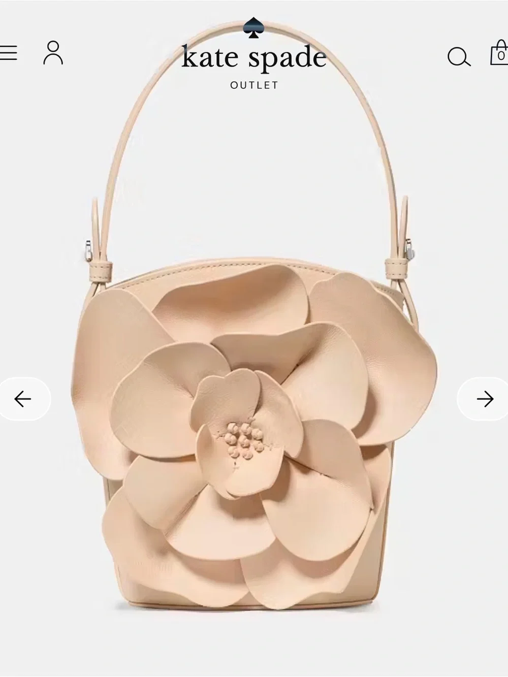 Kate Spade Flora Bucket Bag